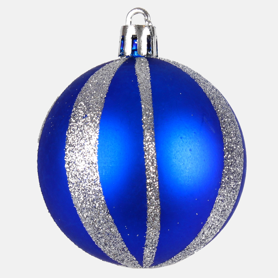 Bombki x 6 szt., Blue S391-04
