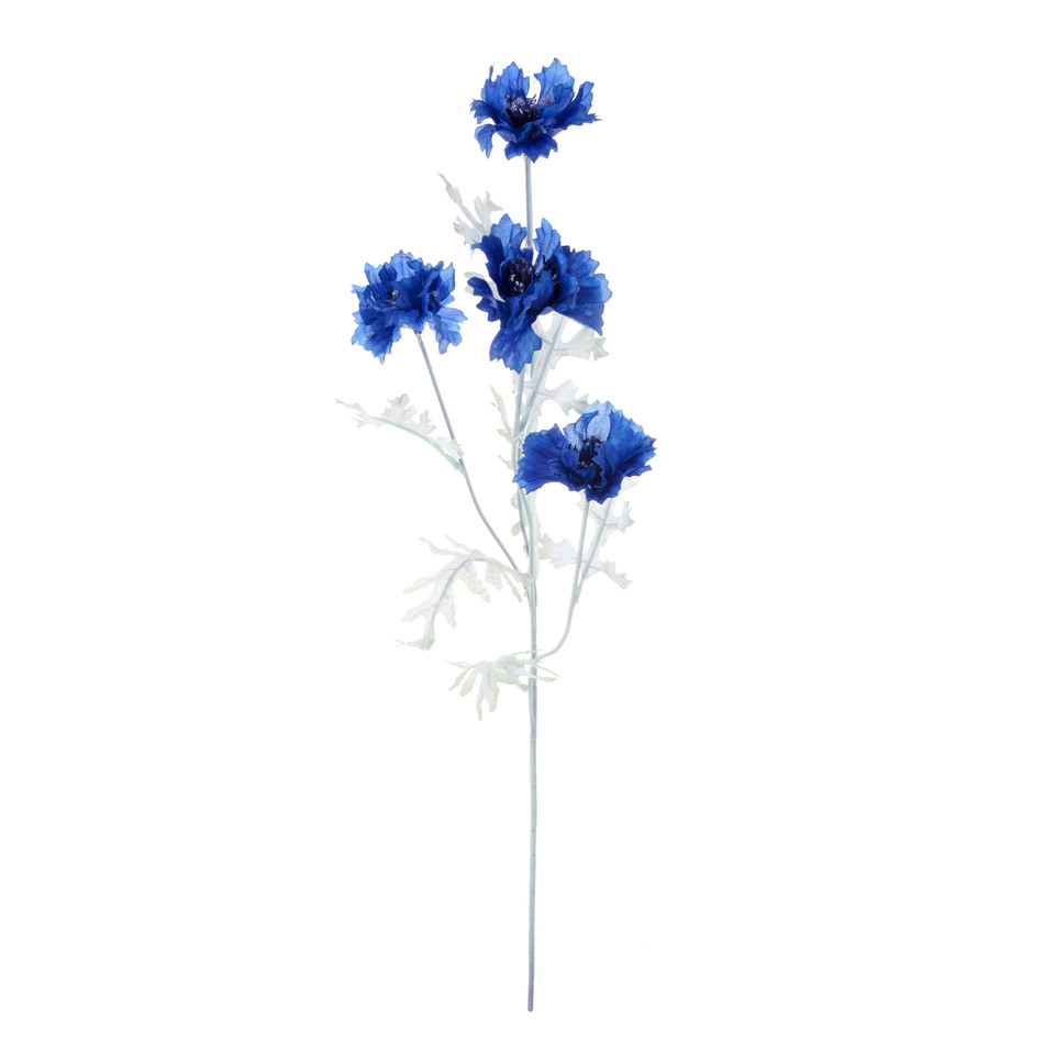 Chaber - gałązka x4 60 cm, blue K126-00