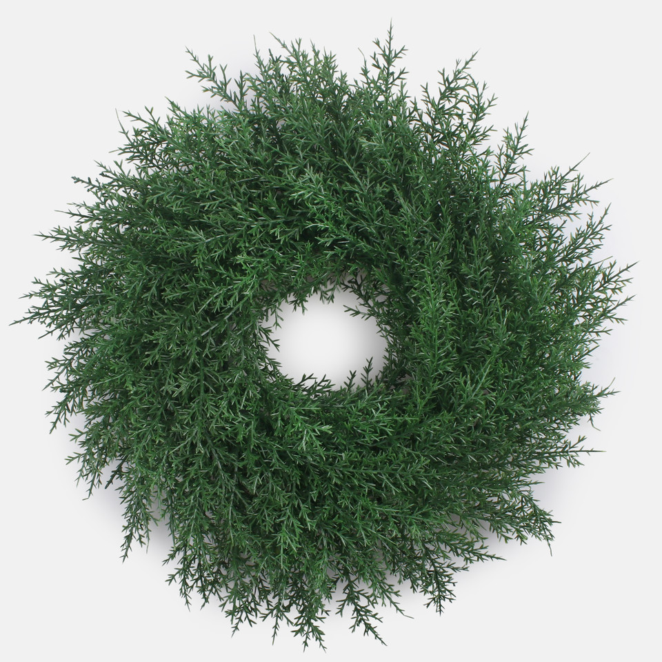 Cypress wreath 14", Green UA053A