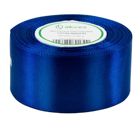 Wstążka satynowa (50 mm x 36 y), 009 blue FS00-009