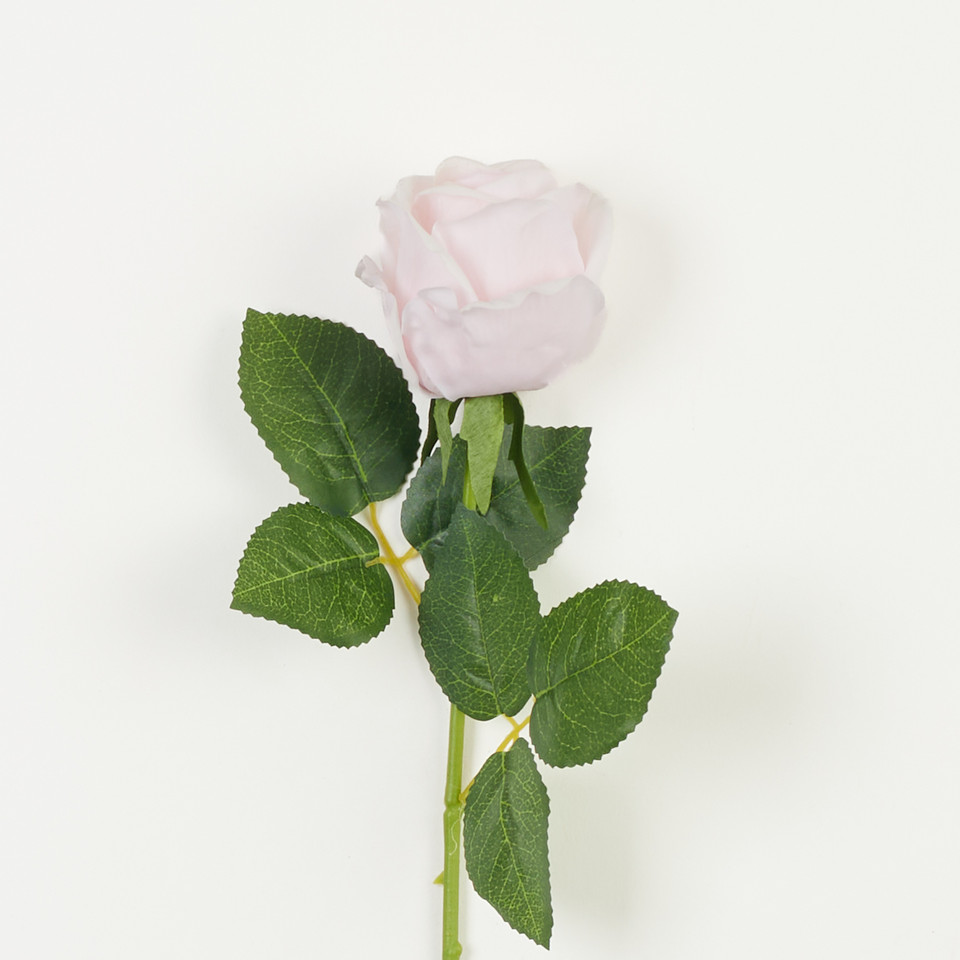 Róża – gałązka REAL TOUCH 45 cm, pink B82-02