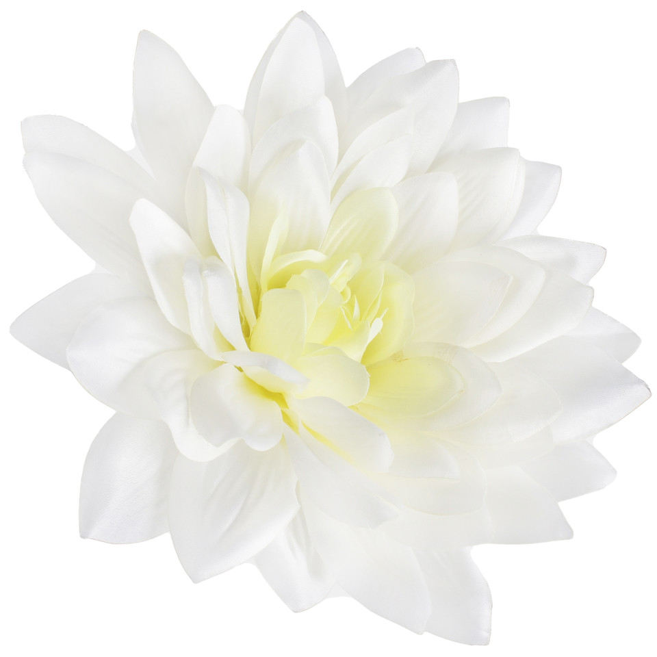 Dalia satynowa XL, Cream/Green W537-02