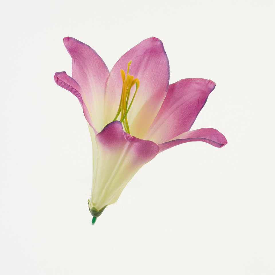 Lilia – główka satyna, fuchsia/yellow B276-016