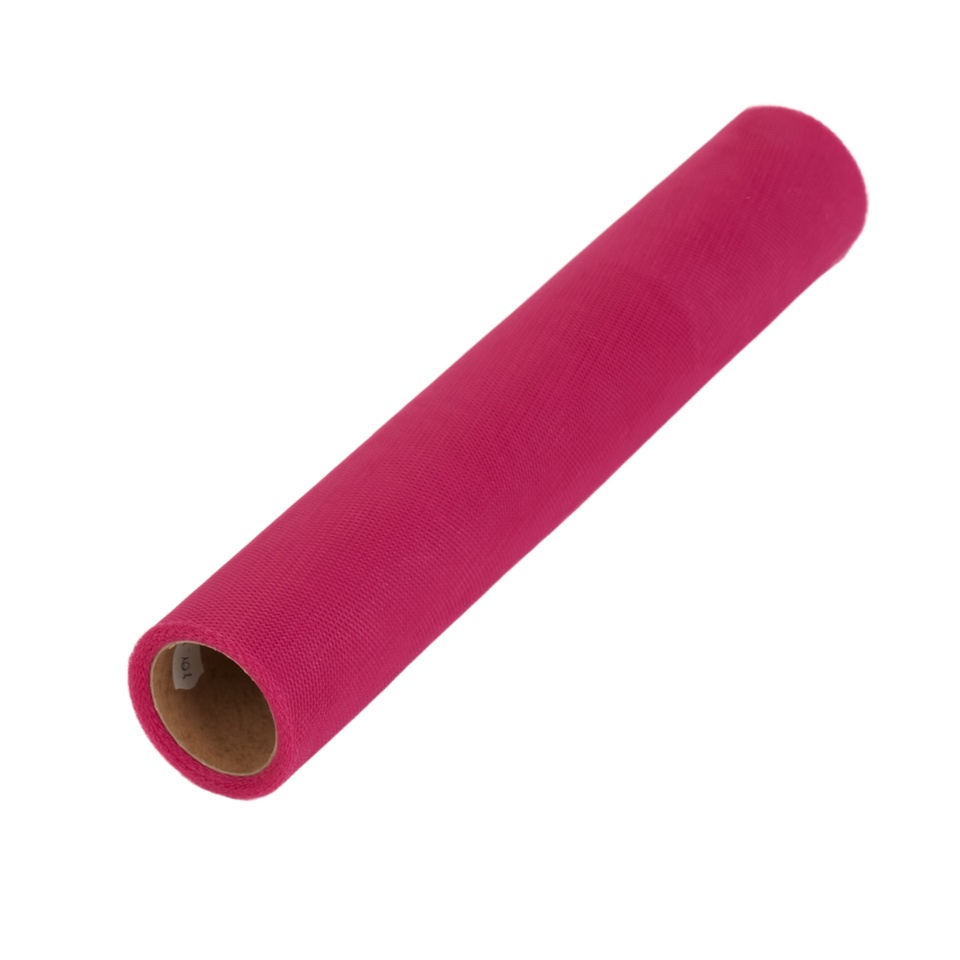 Tiul rolka 30 cm x 10 y, #101 dark pink FS21-101