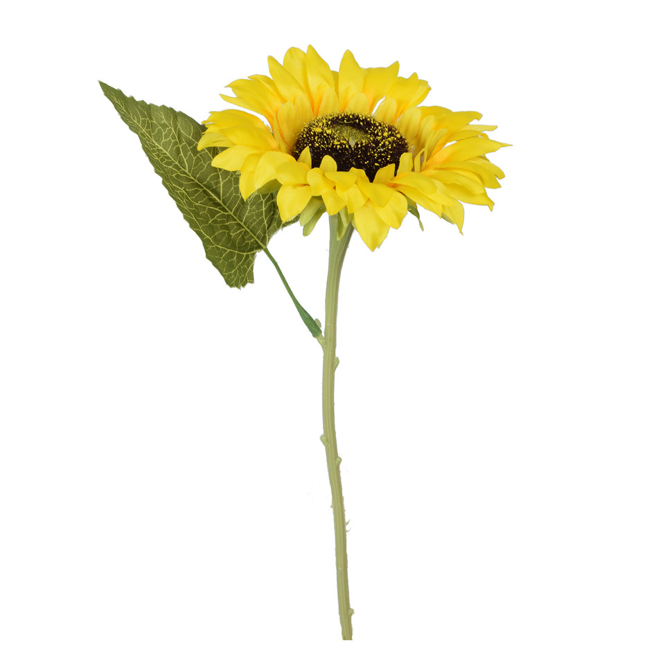 Słonecznik - gałązka 34 cm, yellow K088-01