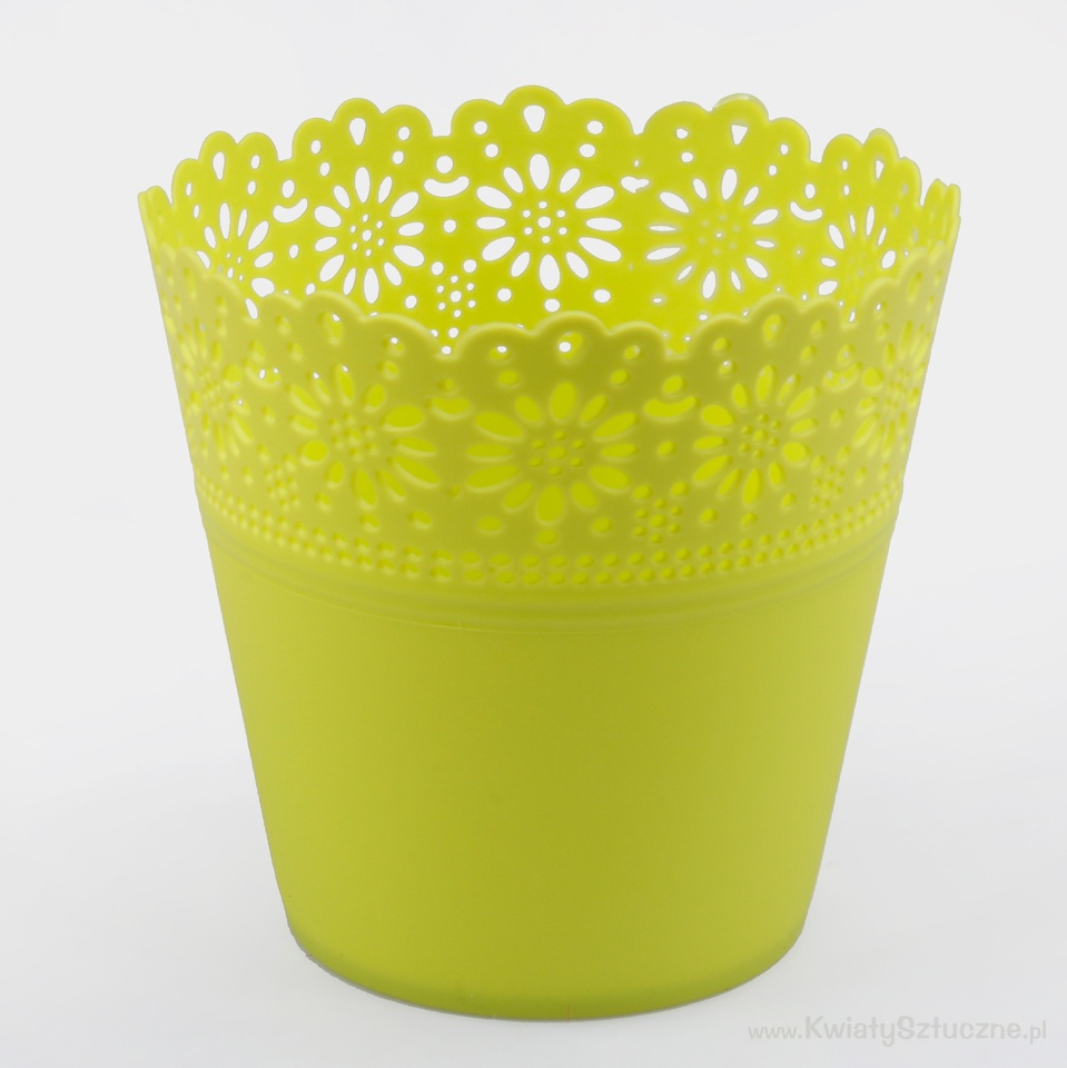 Small Karina pot cover, Green C110-01