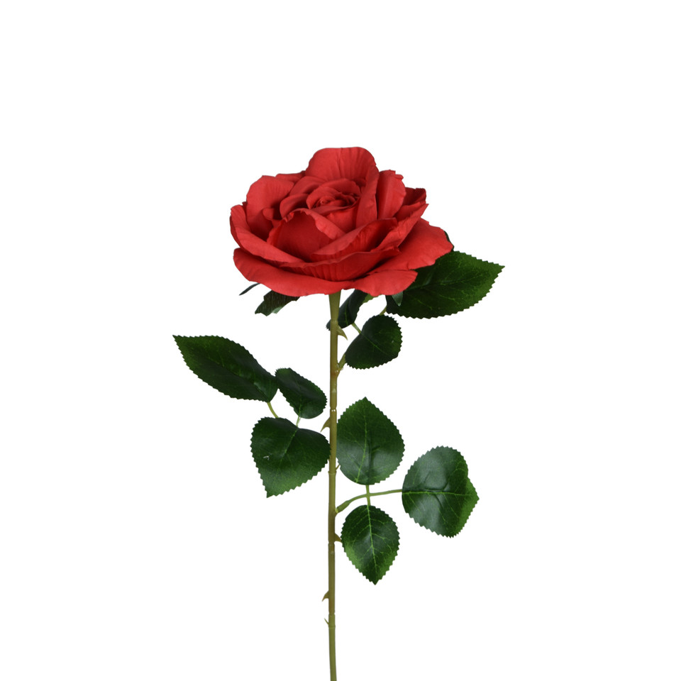 Róża - gałązka 63 cm, red K398-06