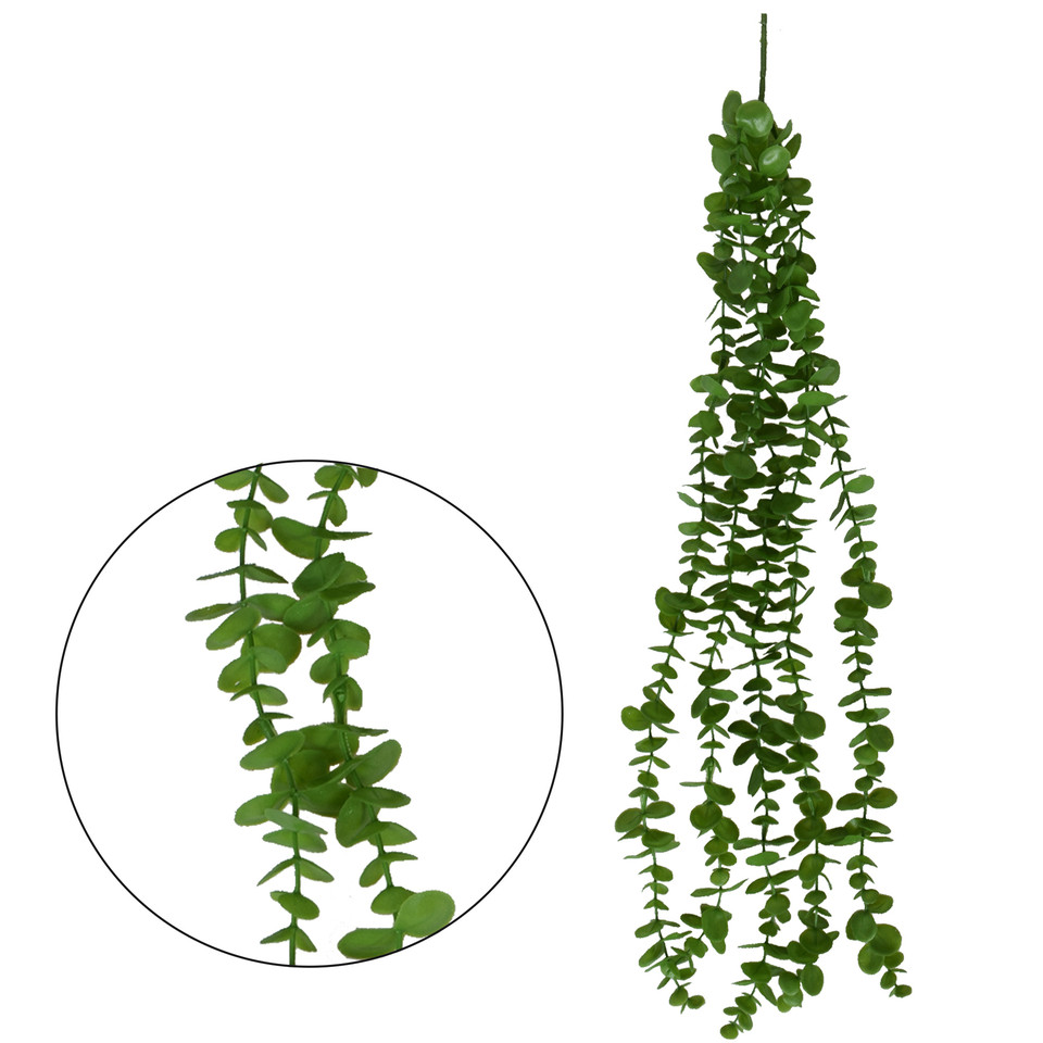 Eukaliptus - zwis 74 cm, dk. Green R517-01