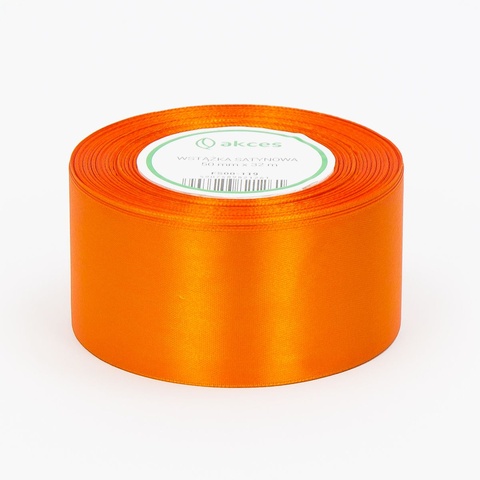 Wstążka satynowa (50 mm x 36 y), brick orange FS00-119