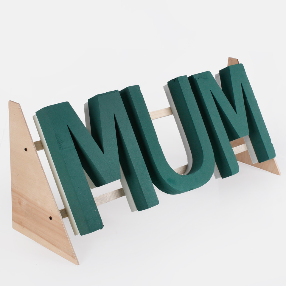 Napis "MUM", Green P420