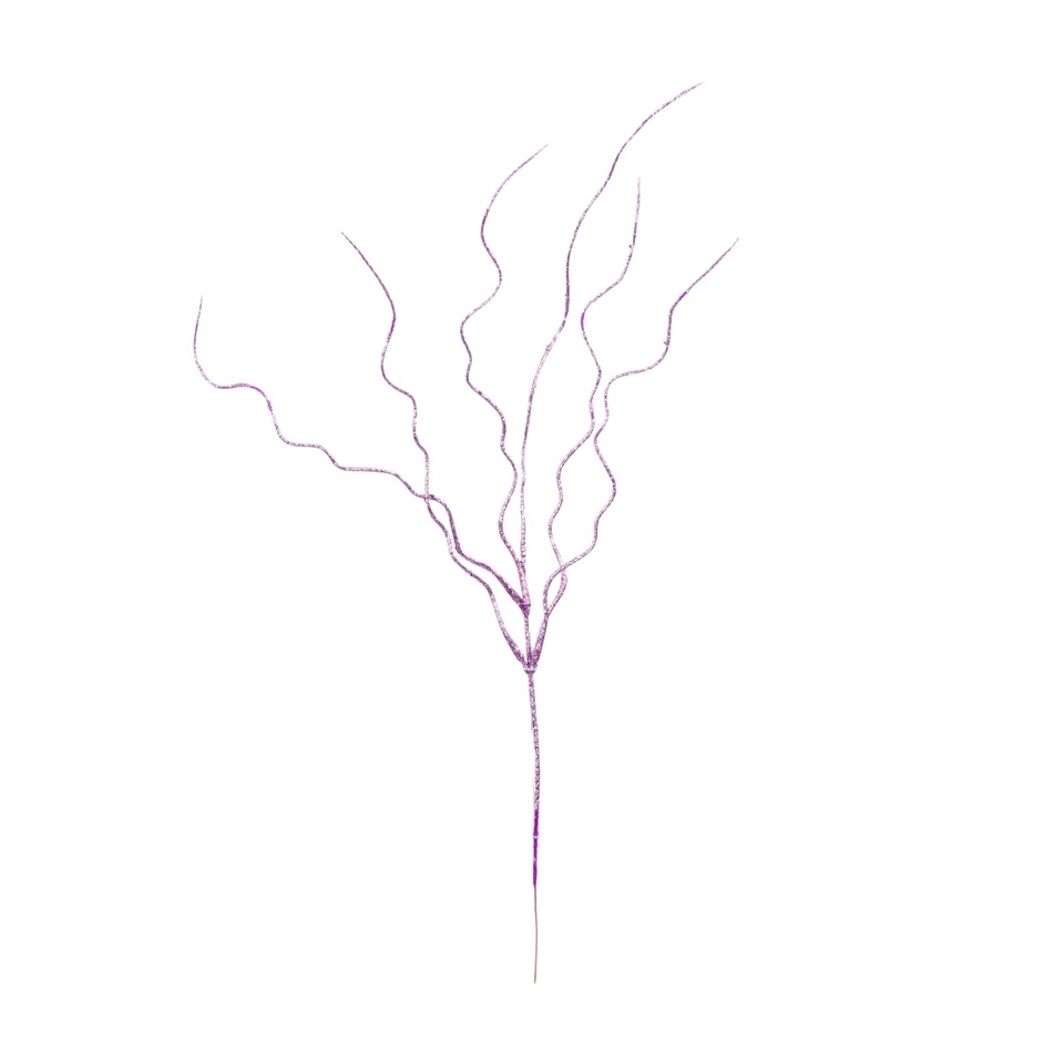 Gałązka brokat 47 cm, # V lt.purple ZB96-V