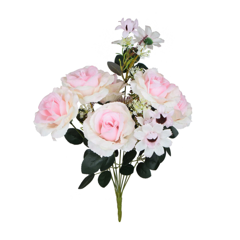 Róża - bukiet x10 50 cm, lt.pink U986-04