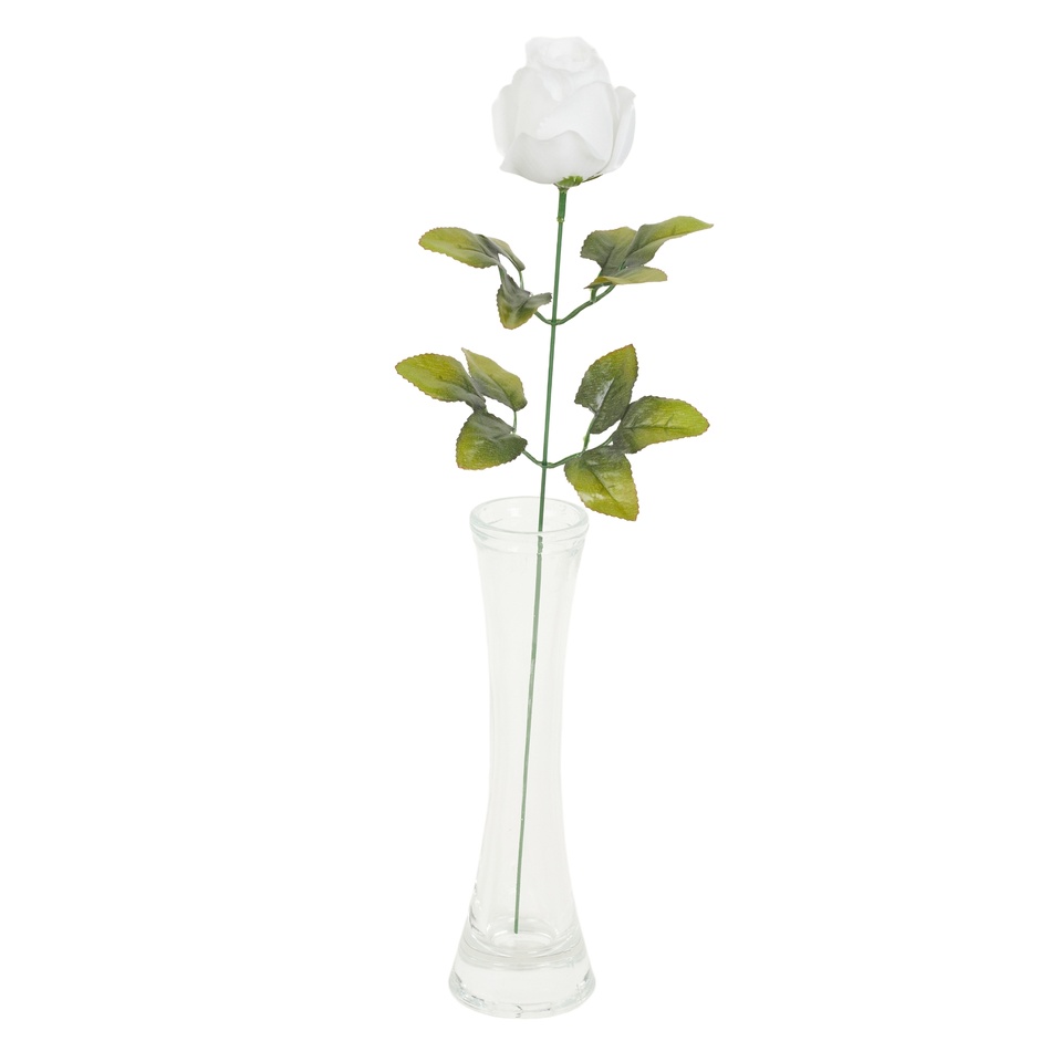 Róża - gałązka, # 01 pure white B220-01