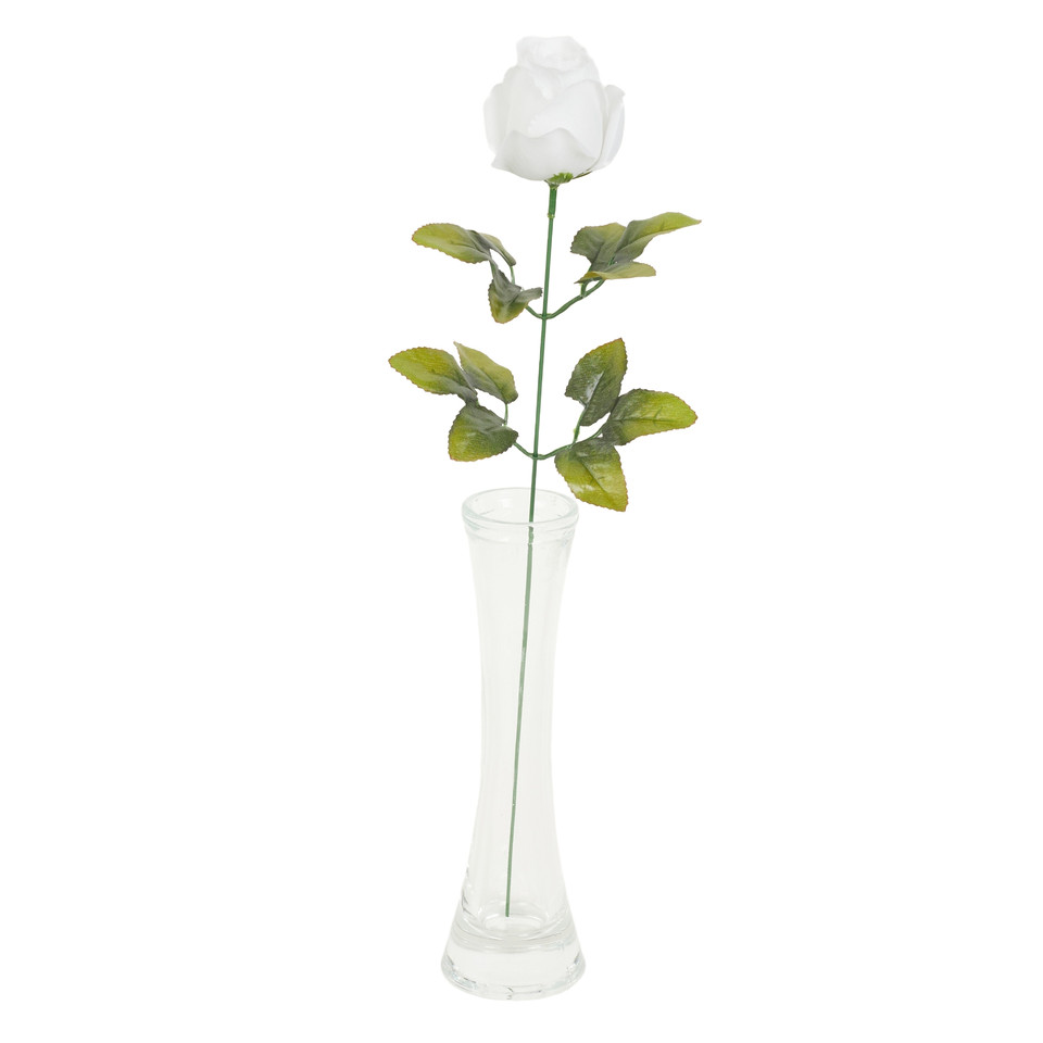 Róża - gałązka, # 01 pure white B220-01