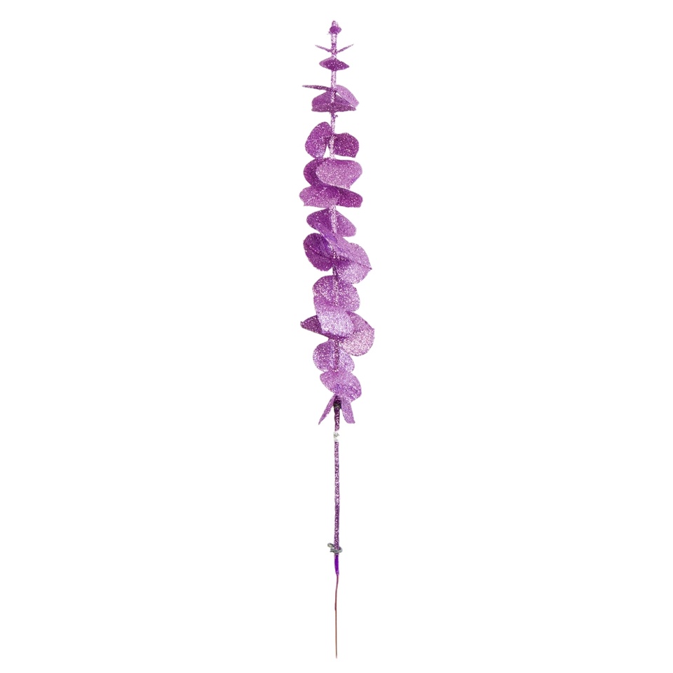 Eukaliptus gałązka brokat 40 cm, # V lt.purple ZB79-V