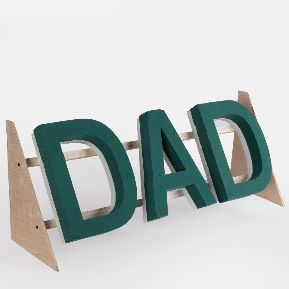 Napis "DAD", Green P421