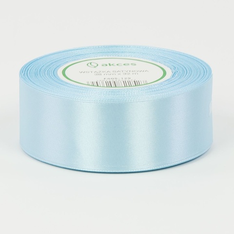 Wstążka satynowa (38 mm x 36y), bright blue FS05-129