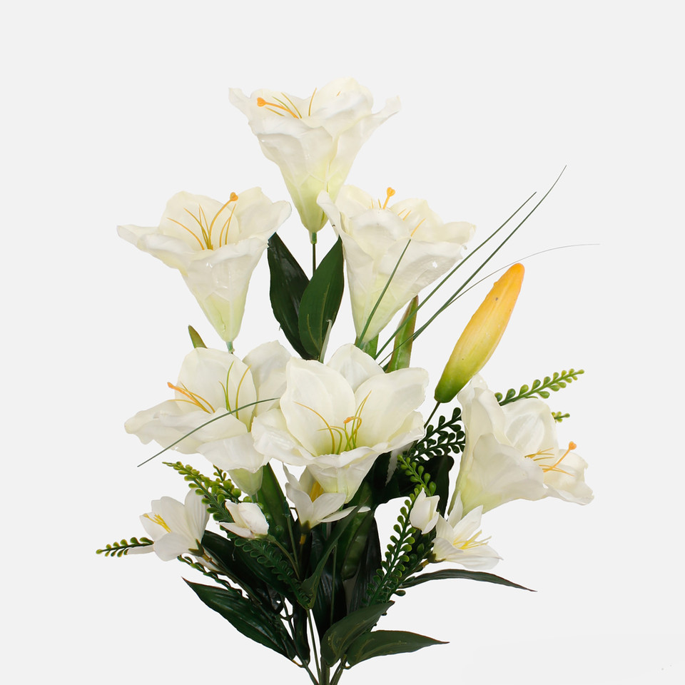 Amarylis x 6, Cream/Green QA019-03