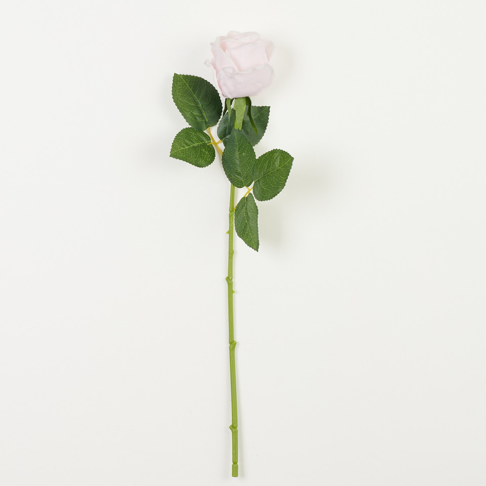 Róża – gałązka REAL TOUCH 45 cm, pink B82-02