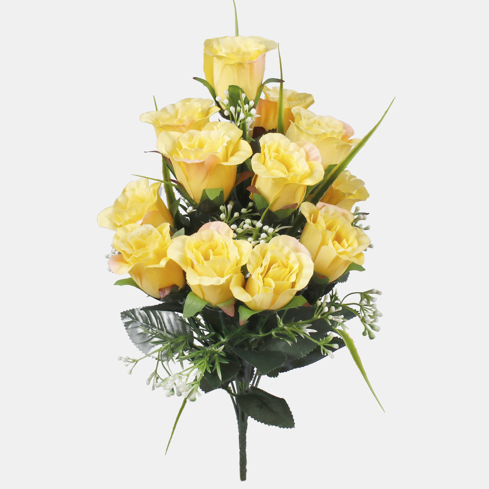 Rosebud x 12, Yellow QA201-02