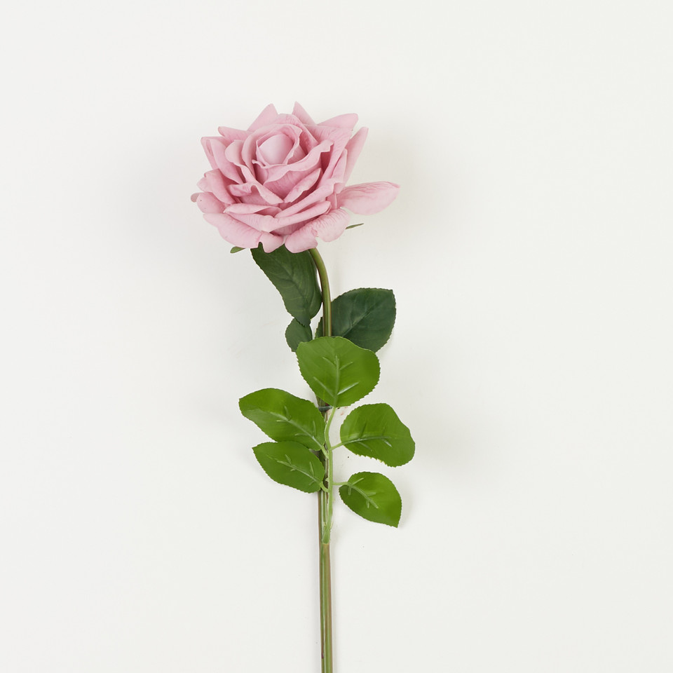 Róża – gałązka REAL TOUCH 61 cm, pink B83-05