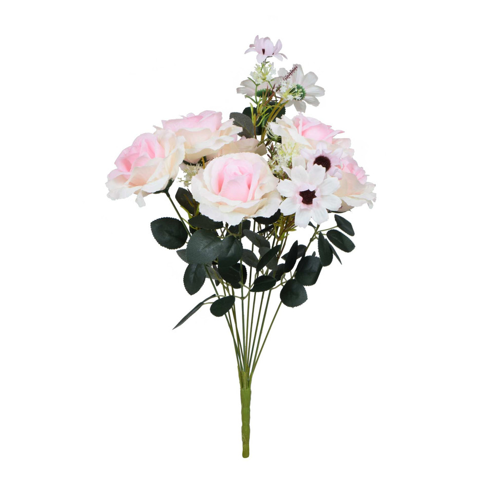 Róża - bukiet x10 50 cm, lt.pink U986-04
