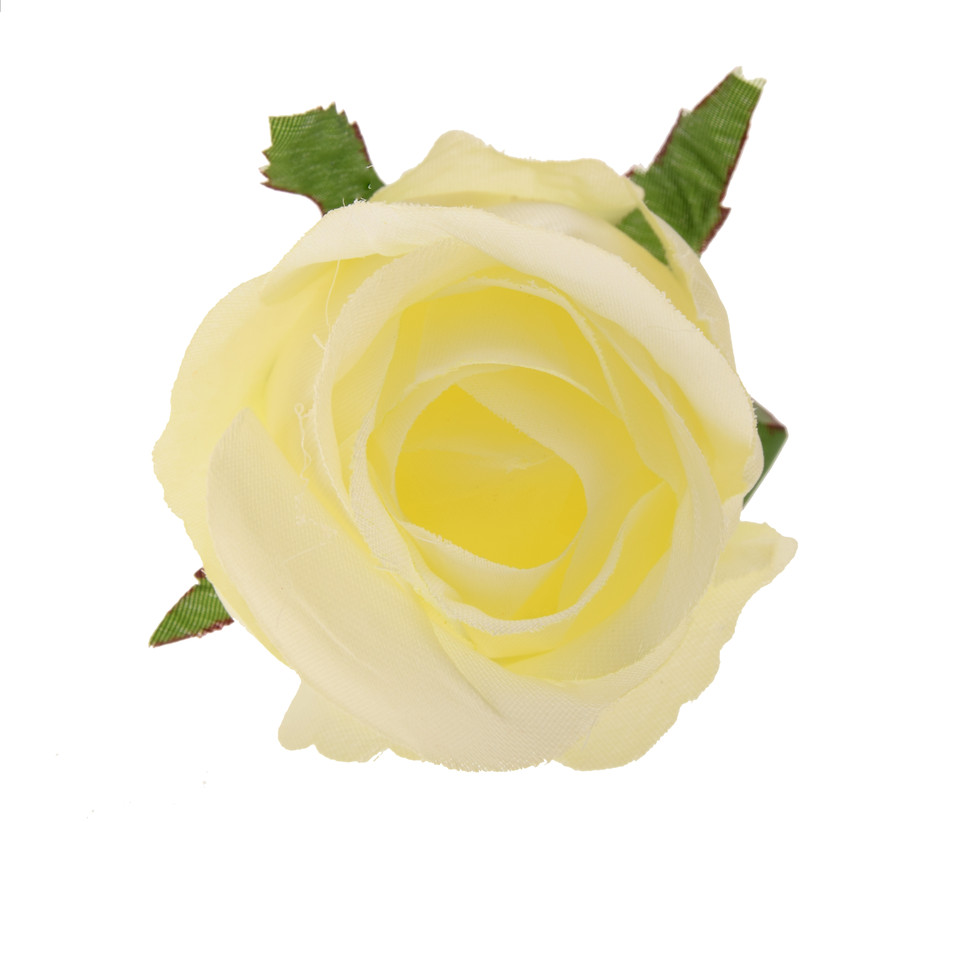 Róża w pąku - główka 7 cm, cream W829-32