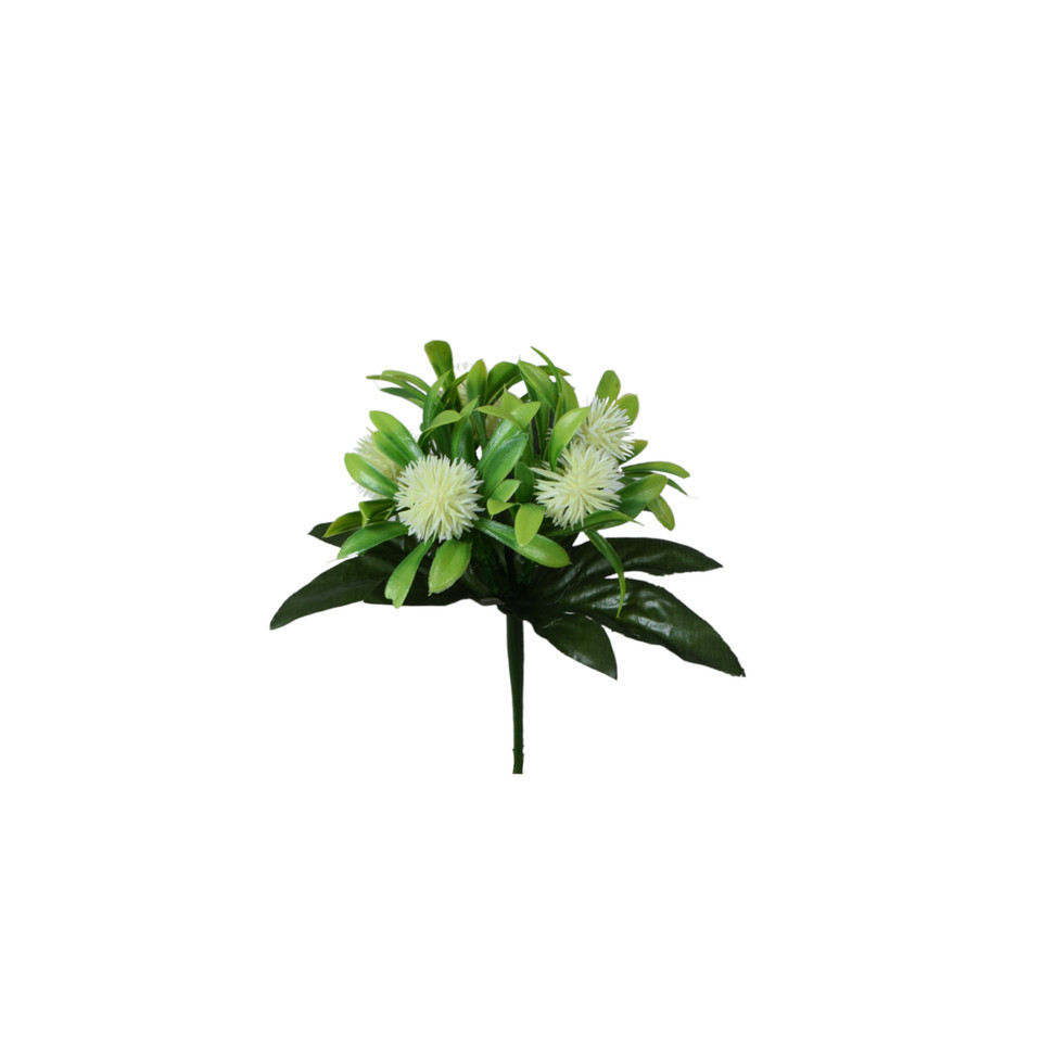 Oset - bukiet 19 cm, white U149-01