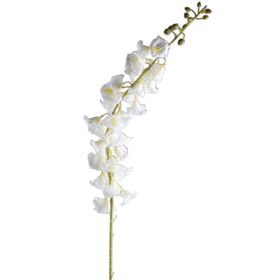 Dzwoneczki - gałązka 120 cm, white GK344-01