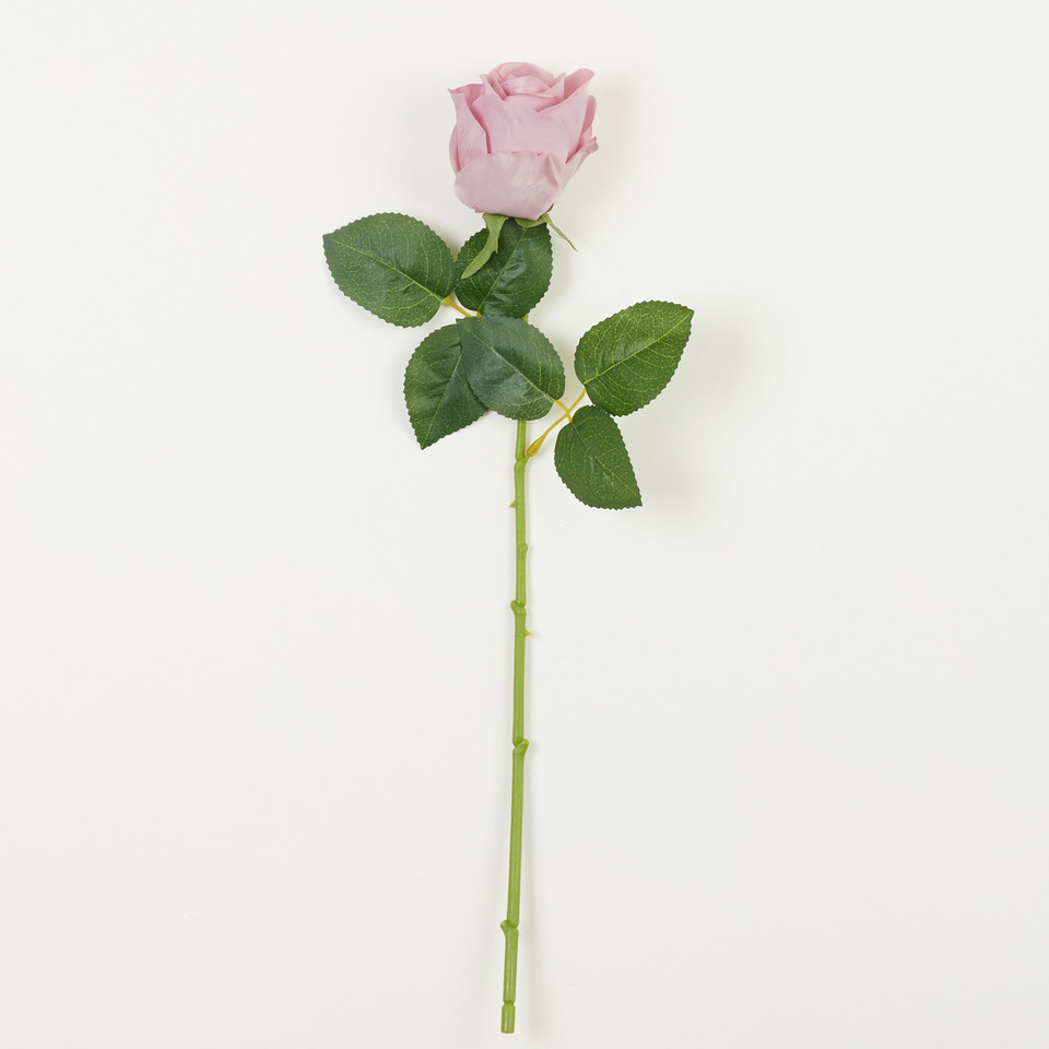 Róża – gałązka REAL TOUCH 45 cm, pink B82-04