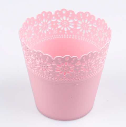 Small Karina pot cover, Pink C110-04