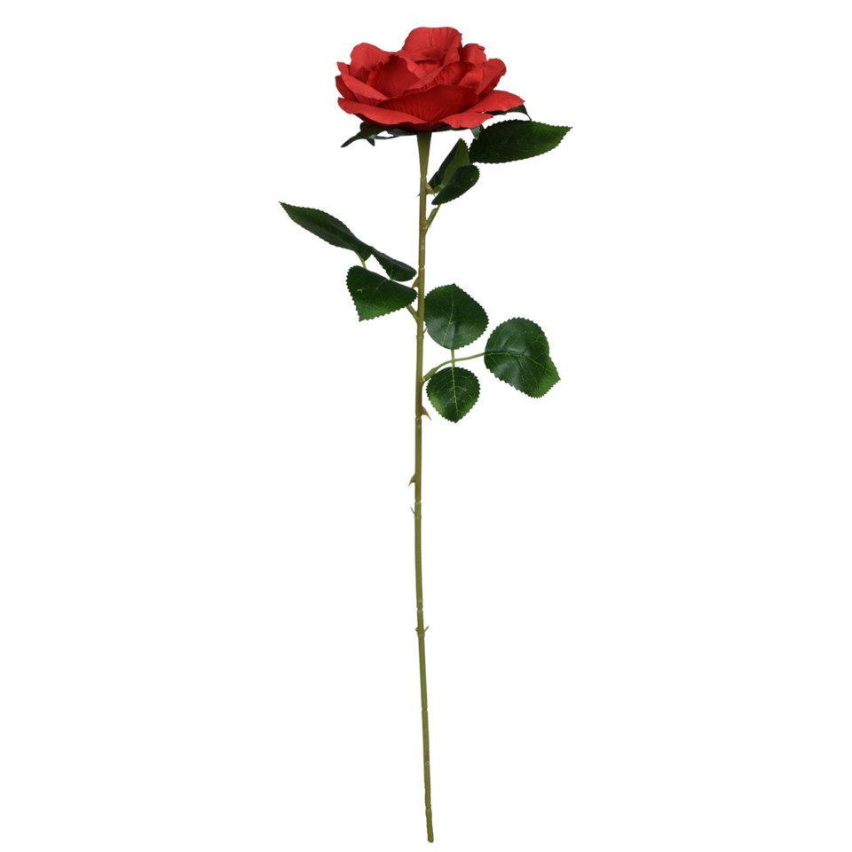 Róża - gałązka 63 cm, red K398-06