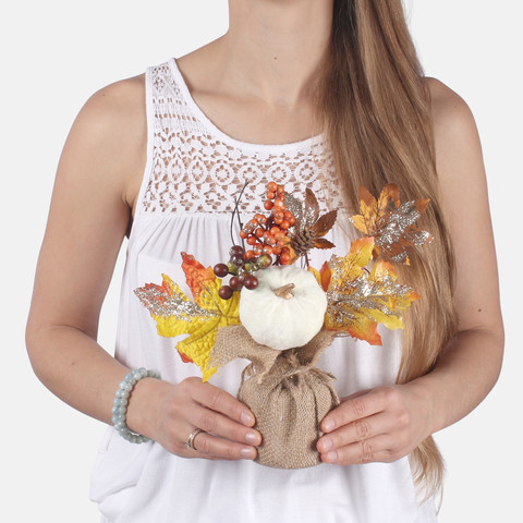 Autumn composition with pumpkin XC007 (Product size)