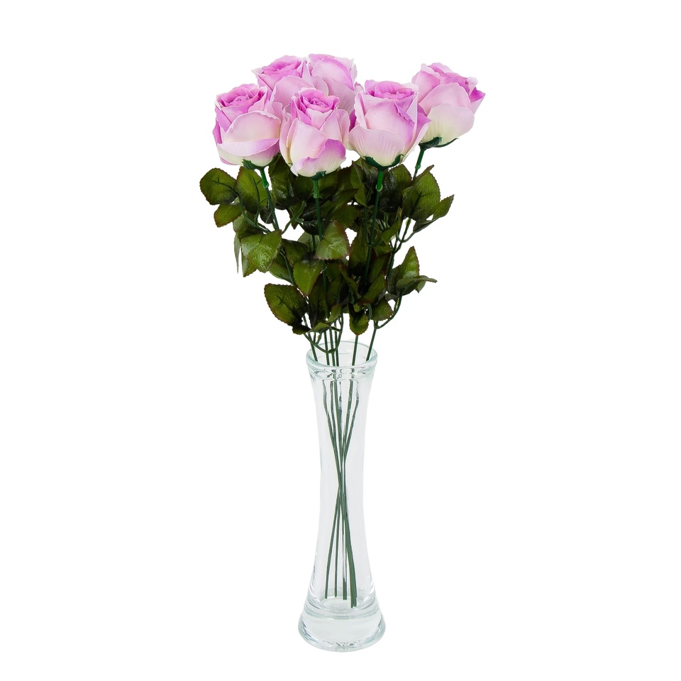 Róża - gałązka, # 03 white/lilac B220-03
