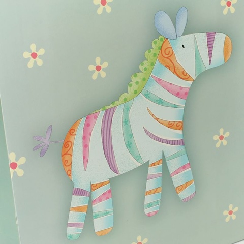 Torebka ozdobna 31/41/11 cm, Zebra MK506-04