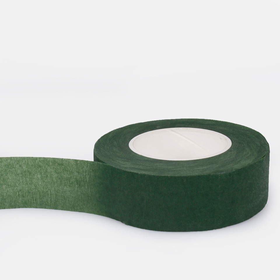 Taśma florystyczna 2,6 cm/30 yd, Green P410-01
