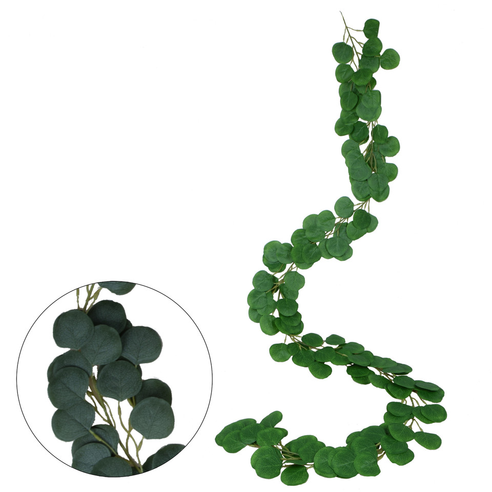Eukaliptus - girlanda 200 cm, green B210-01