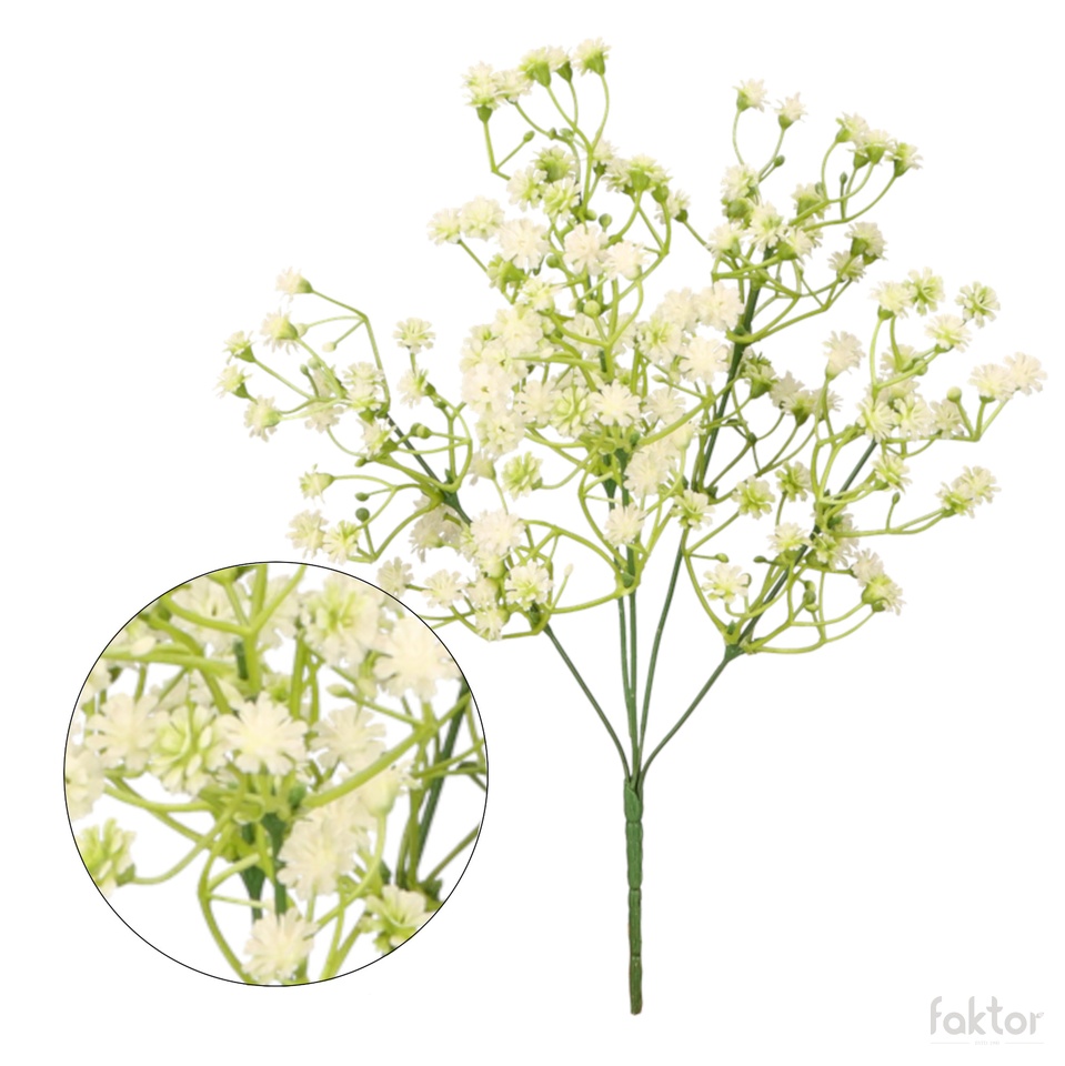 Gipsówka - bukiet 33 cm, white R748-01