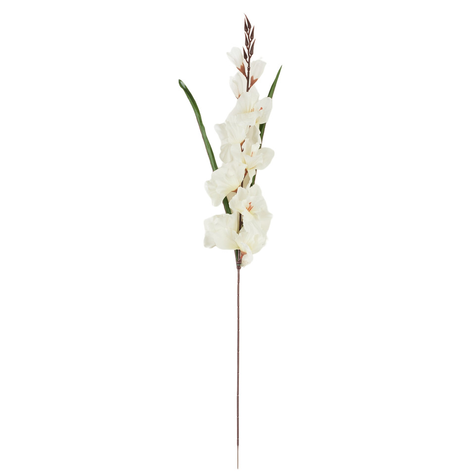 Mieczyk - gałązka 80 cm, 01 cream AL185-01