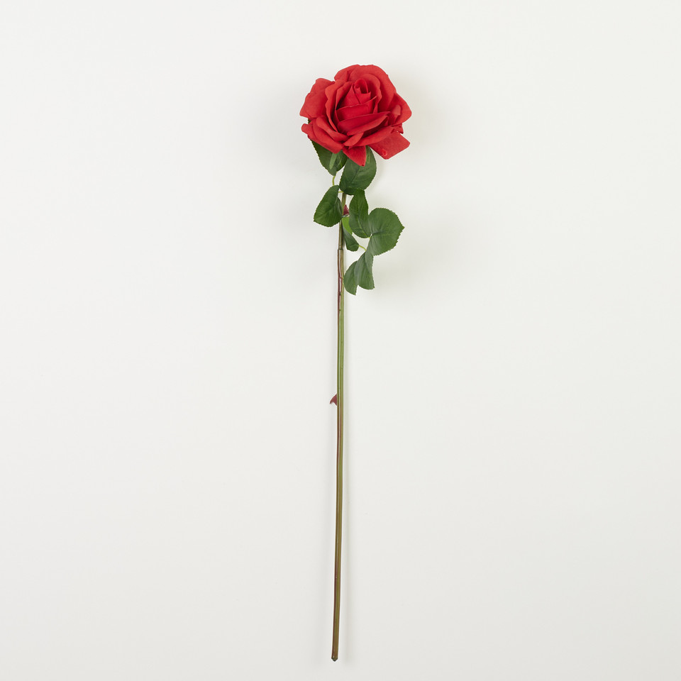 Róża – gałązka REAL TOUCH 61 cm, red B83-06
