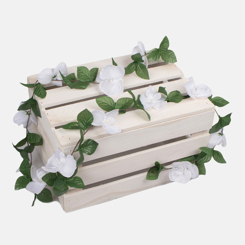 Storczyk - girlanda, White K034-01