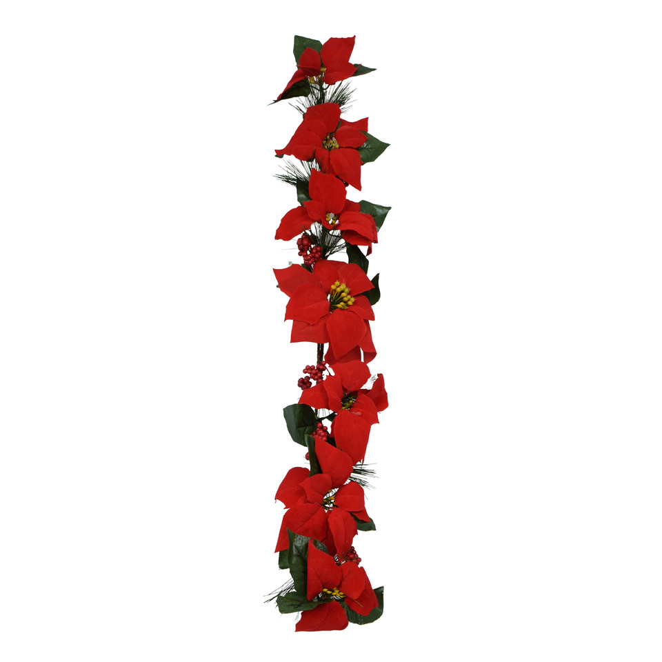Poincesja - girlanda 86 cm, red X358-00