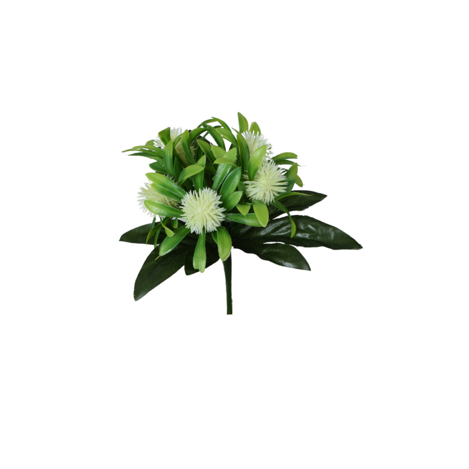 Oset - bukiet 19 cm, white U149-01