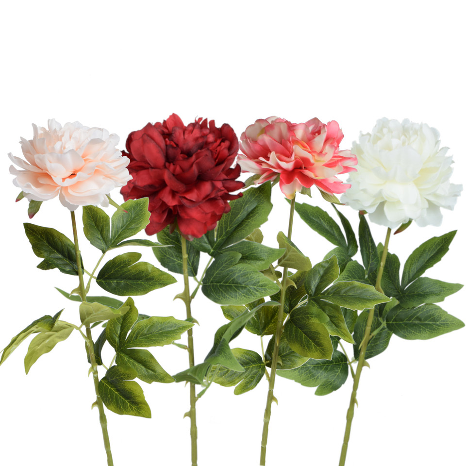 Peonia - gałązka 68 cm, m K415-m