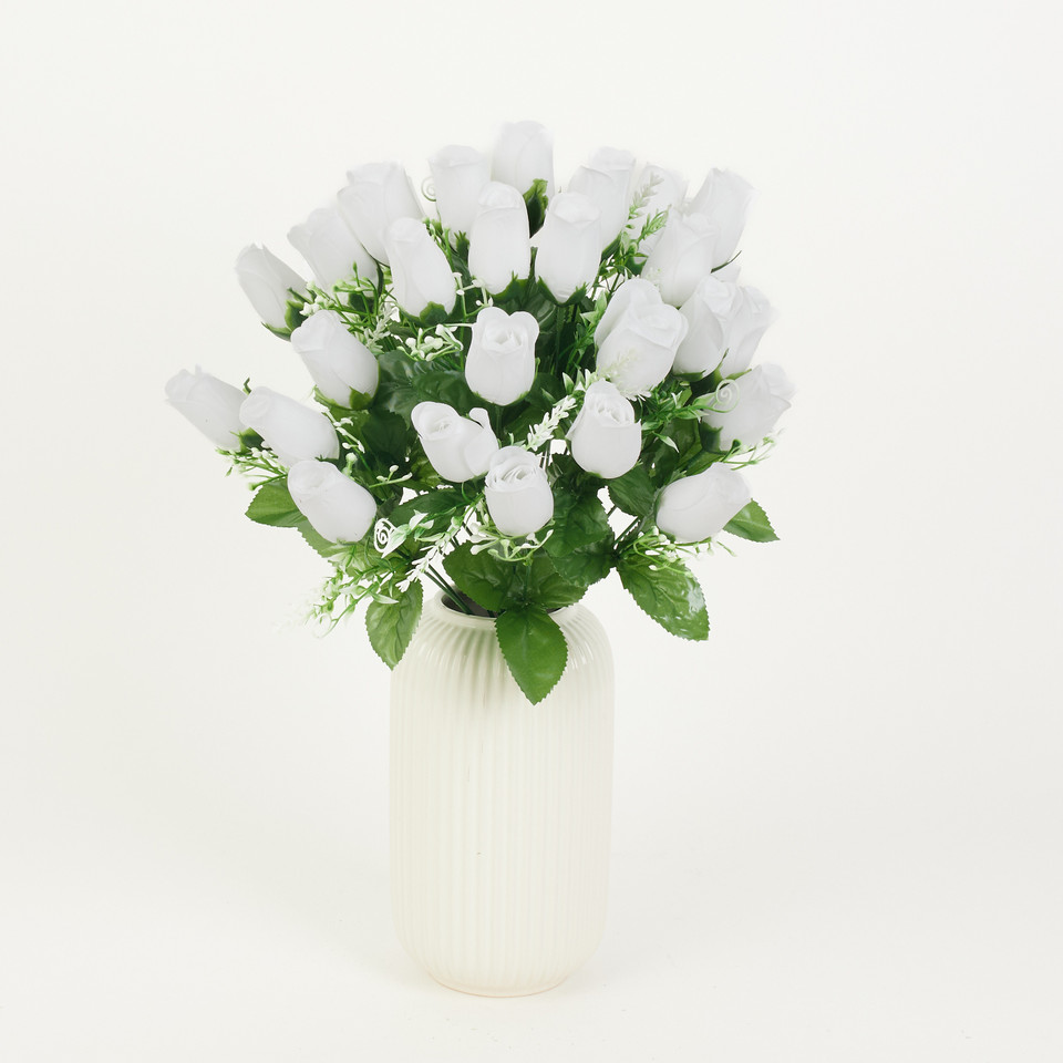 Róża pąk – bukiet x32, pure white UN22-95