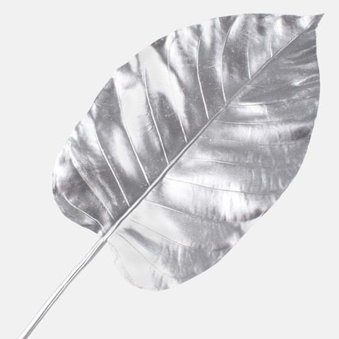 Metallic hosta leaf, Silver A864S-01