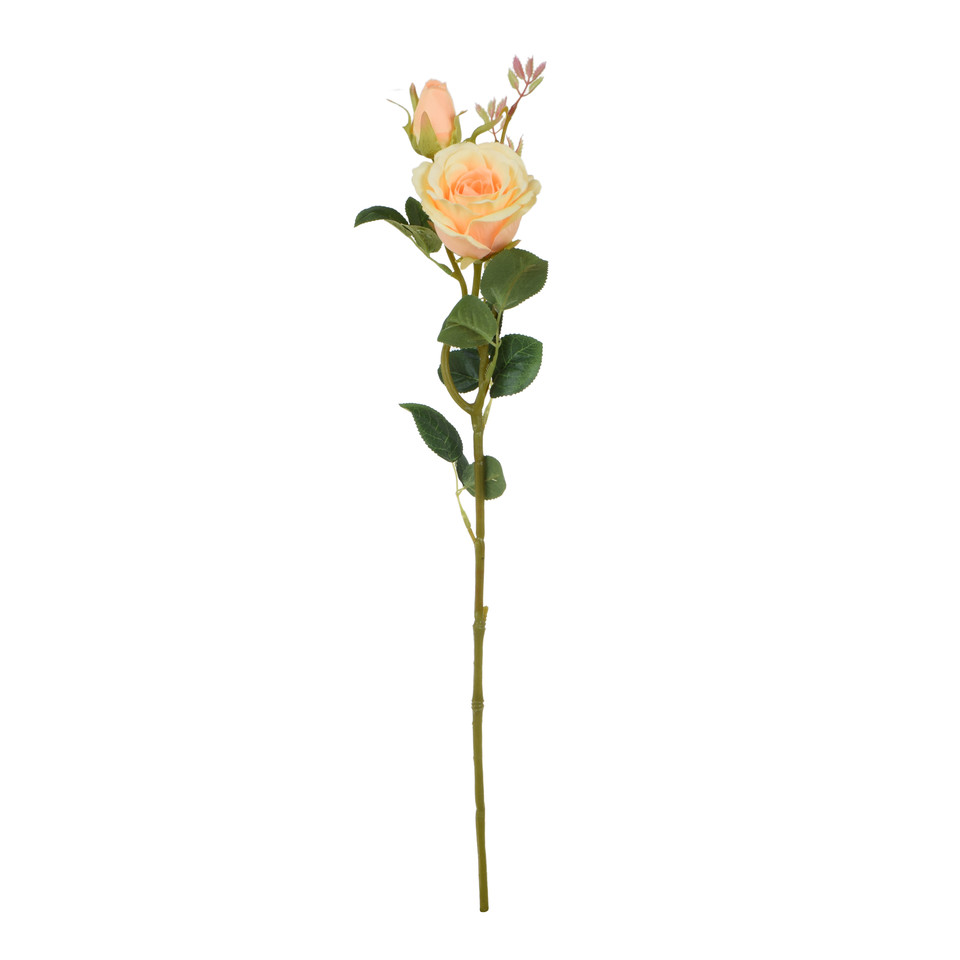 Róża - gałązka 65 cm, yellow K326-05