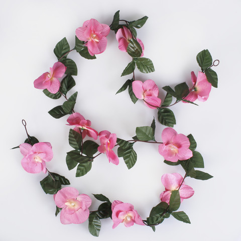 Storczyk - girlanda, Pink K034-04