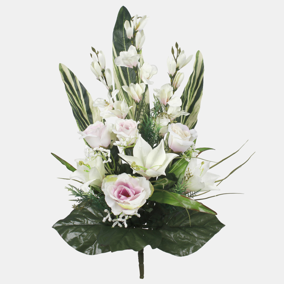 Róża/Lilia/Mieczyk, Cream/Lt. Lilac/Green Edge Q926-07