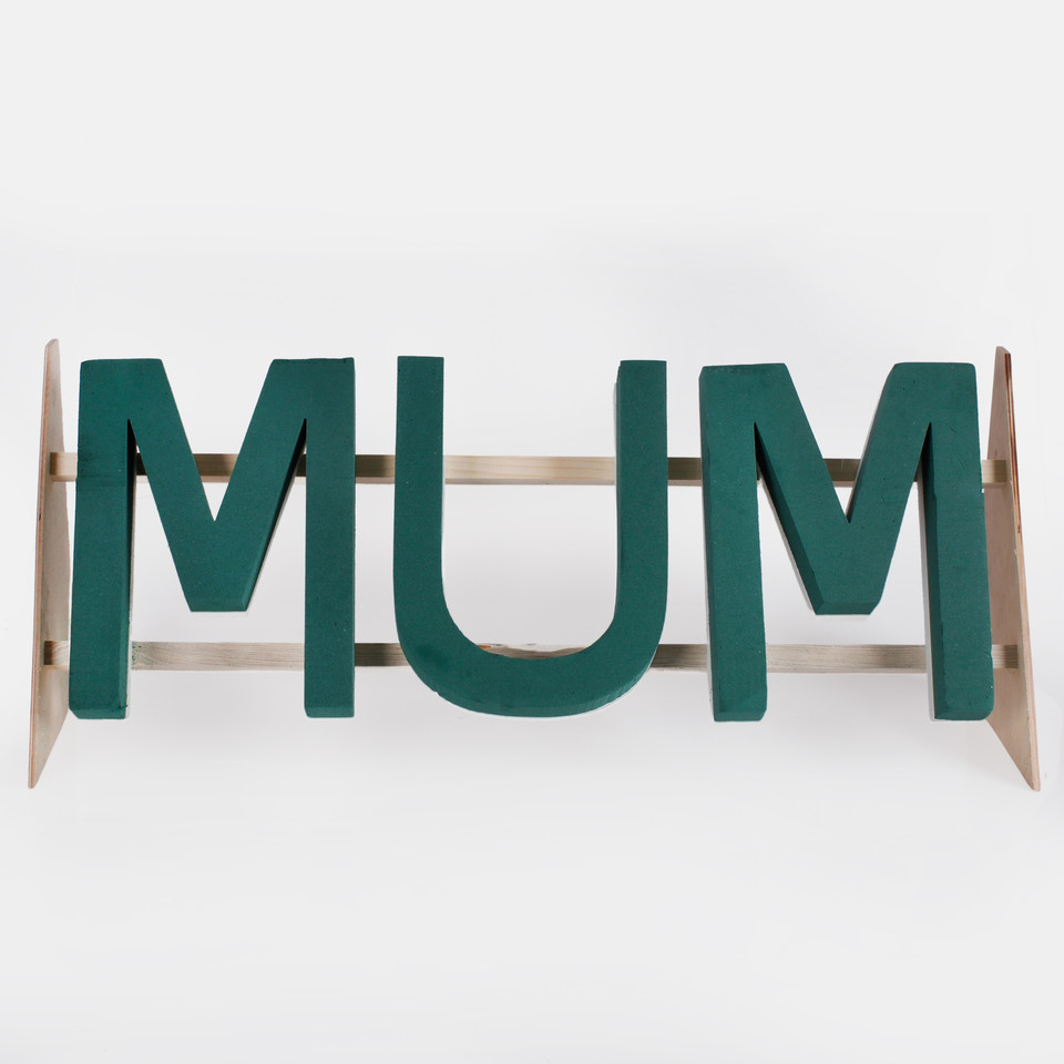 Napis "MUM", Green P420